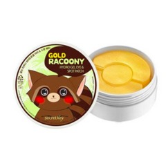 Mặt Nạ Dưỡng Mắt & Trị Mụn Secret Key Gold Racoony Hydro Gel Eye & Spot Patch