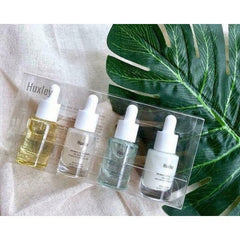 Bộ tinh chất dưỡng da Huxley - Set Serum Huxley Essence Deluxe Complete Set (5ml*4 chai)